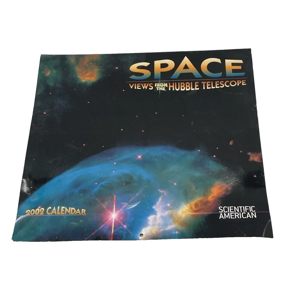 Space Views Hubble Telescope 2002 Wall Calendar Scientific American Pomegranate